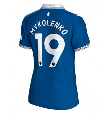 Everton Vitaliy Mykolenko #19 Primera Equipación Mujer 2023-24 Manga Corta